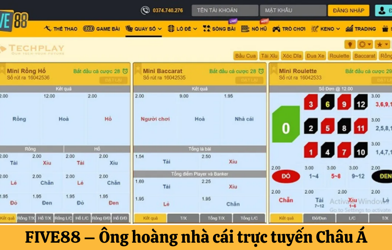 Giới thiệu Quay số Five88 