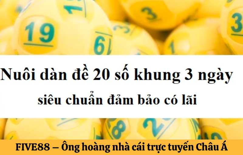 Chơi bắt dàn đề 20 số thông qua cầu chạm